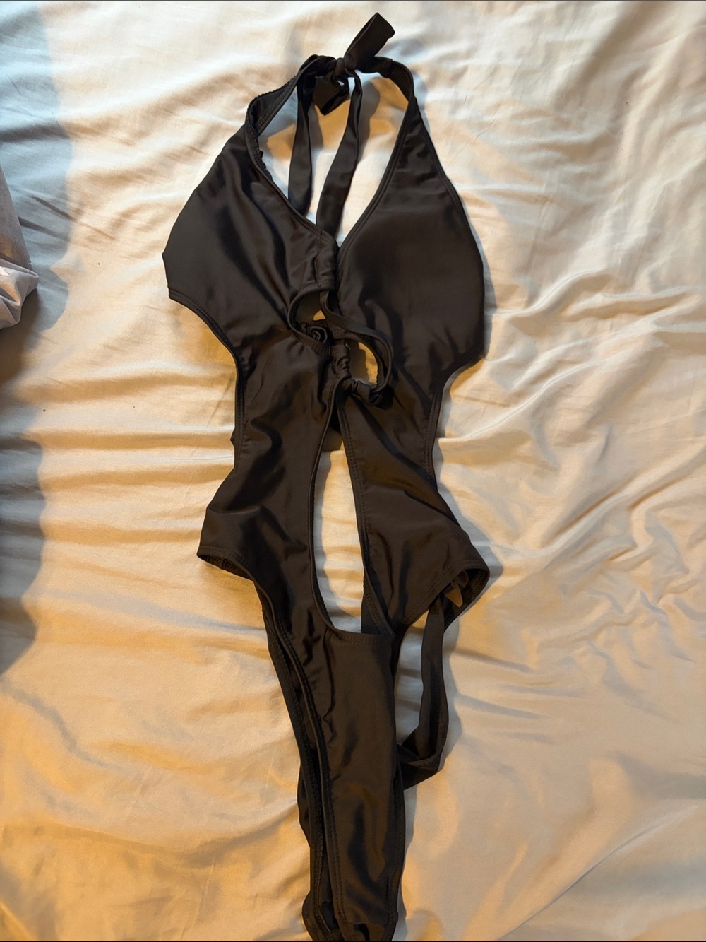 Black Cutout One-Piece Swimsuit